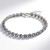 Bracciale in argento con Quarzo Mistico