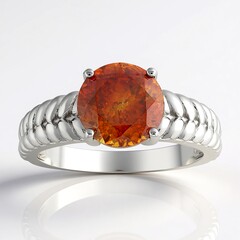 Anello in argento con Sfalerite