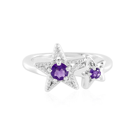 Amethyst Silver Ring