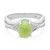 Bague en argent et Chrysoprase impériale
