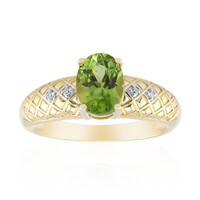 9K Wagogo Peridot Gold Ring