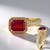 Anello in oro con Rubino Bemainty (Adela Gold)