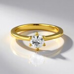 Anello in argento con Zircone