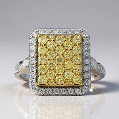Anello in oro con Diamante I1 (H)
