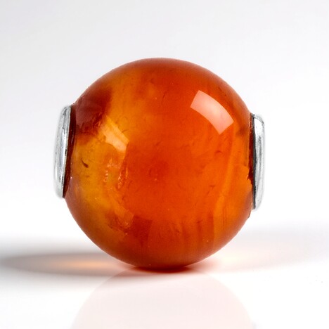 Ciondolo in argento con Corniola (MONOSONO COLLECTION)