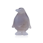 Figurine et Agate grise