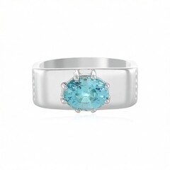 Zilveren ring met een Ratanakiri zirkoon