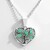 Collana in argento con Smeraldo Brasiliano