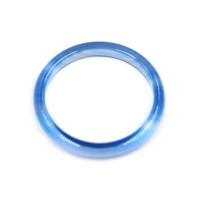 Anello con Agata Blu