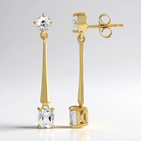 Orecchini in argento con Petalite