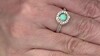Anillo en plata con Turquesa bella durmiente