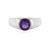 360° Sambia-Amethyst-Silberring (de Melo Essence)