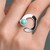 Bague en argent et Turquoise (MONOSONO COLLECTION)