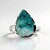Anello in argento con Silice gemma drusa (Bali Barong)