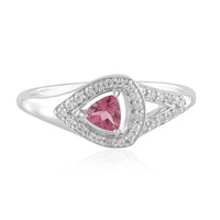 Anello in argento con Tormalina Rosa Nigeriana