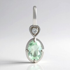 Ciondolo in argento con Ambligonite