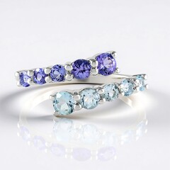 Anello in argento con Tanzanite