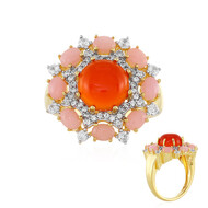 Zilveren ring met een carneool