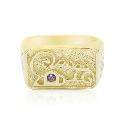 Anillo en plata con Amatista