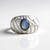 Anello in argento con Labradorite (SAELOCANA)