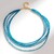 Collana in argento con Apatite Blu Neon