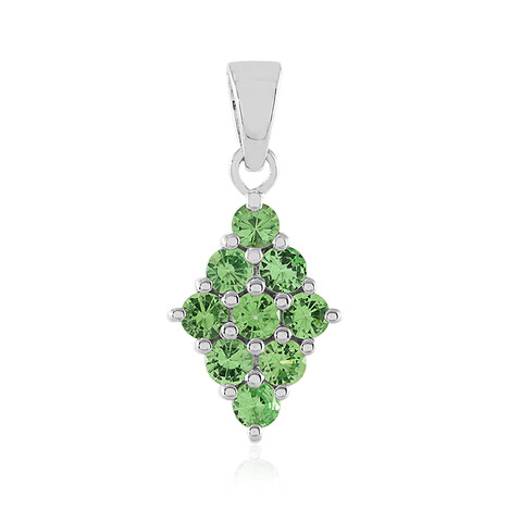 Merelani-Granat-Silberanhänger