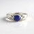 Anello in argento con Tanzanite