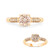 Gouden ring met een I2 Bruine Diamant (SUHANA)