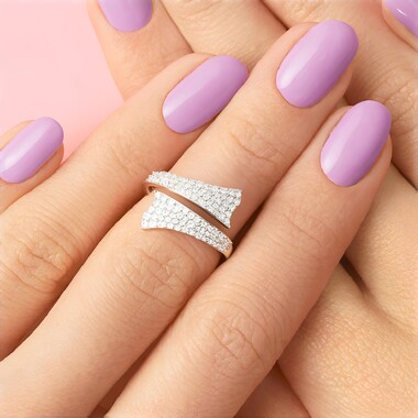 Bague en argent et Zircon