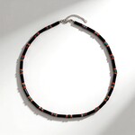 Collana in argento con Onice Nero