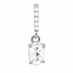 Ciondolo in oro con Opale Ialite del Messico