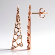 Orecchini in argento con Zircone (SAELOCANA)