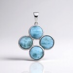 Ciondolo in argento con Larimar