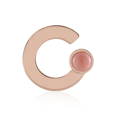 Pinkfarbener Opal-Silberanhänger (MONOSONO COLLECTION)