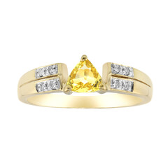 Anillo en oro con Heliodoro