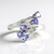 Anello in argento con Tanzanite