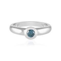 Blauer I2 Brillant-Goldring (KM by Juwelo)