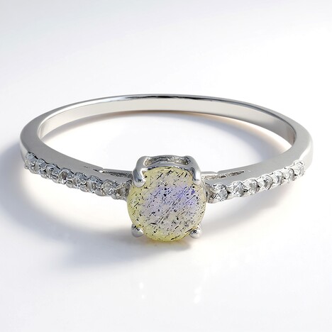 Anello in argento con Spectrolite