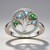 Anello in argento con Topazio Blu Svizzero