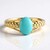Anello in argento con Turchese Sleeping Beauty (Faszination Türkis)