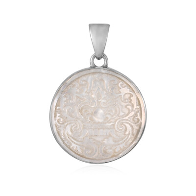 Ciondolo in argento con Madreperla (Bali Barong)