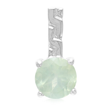 Ciondolo in argento con Prehnite