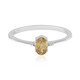 Anello in argento con Zircone Champagne