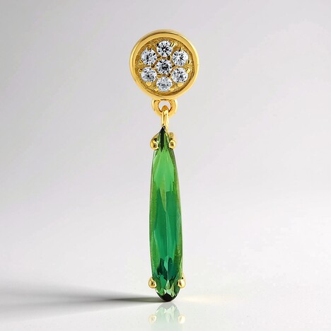 Ciondolo in argento con Indicolite (Adela Silber)
