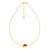 Collana in argento con Ambra Sunrise Baltica (dagen)