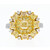 Gelber SI2 Brillant-Goldring (CIRARI)