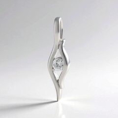 Ciondolo in argento con Zircone
