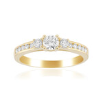 Gouden ring met een Diamant SI1 (G) (Annette)