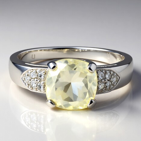 Bague en argent et Orthose