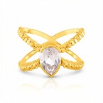 Anillo en plata con Danburita (de Melo Essence)